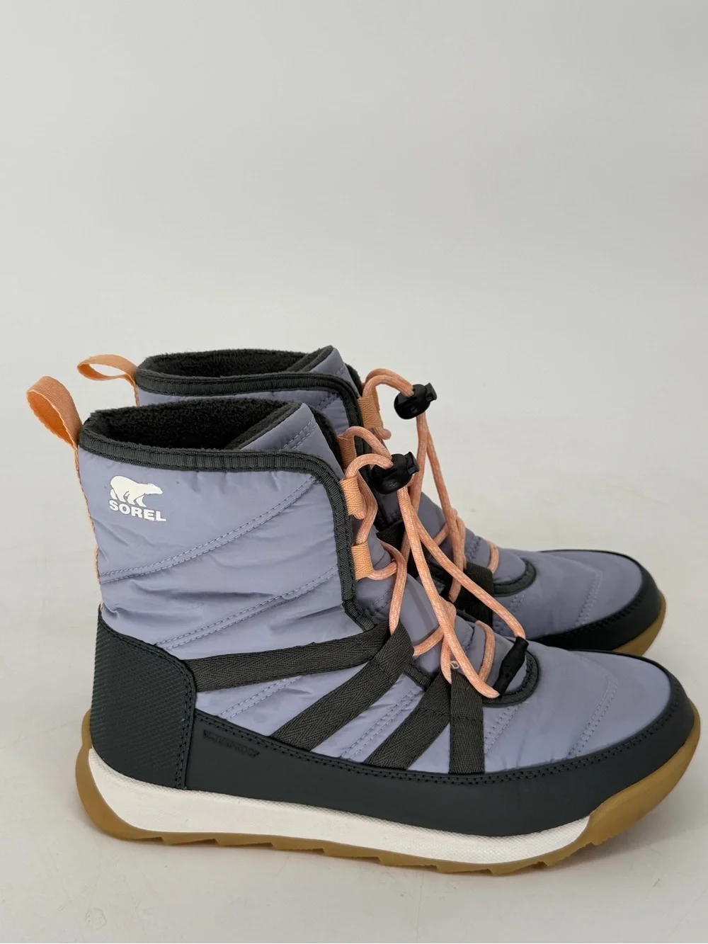 Sorel Women's Lavender Winter Boot with Peach Laces
